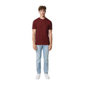 Burgundy - Side - Iqoniq Unisex Adult Brett Recycled Cotton T-Shirt
