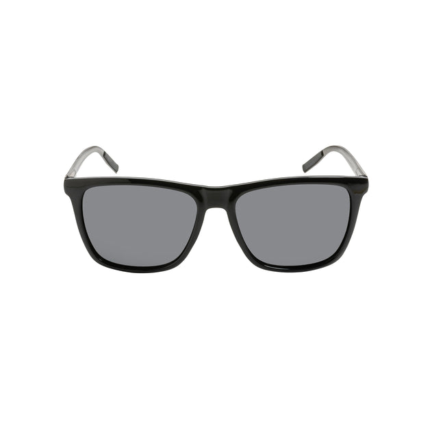 Black - Side - Swiss Peak Unisex Adult Recycled Plastic Polarised Sunglasses