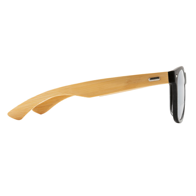 Black - Back - XD Collection Unisex Adult Recycled Plastic Sunglasses
