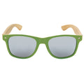 Green - Front - XD Collection Unisex Adult Recycled Plastic Sunglasses