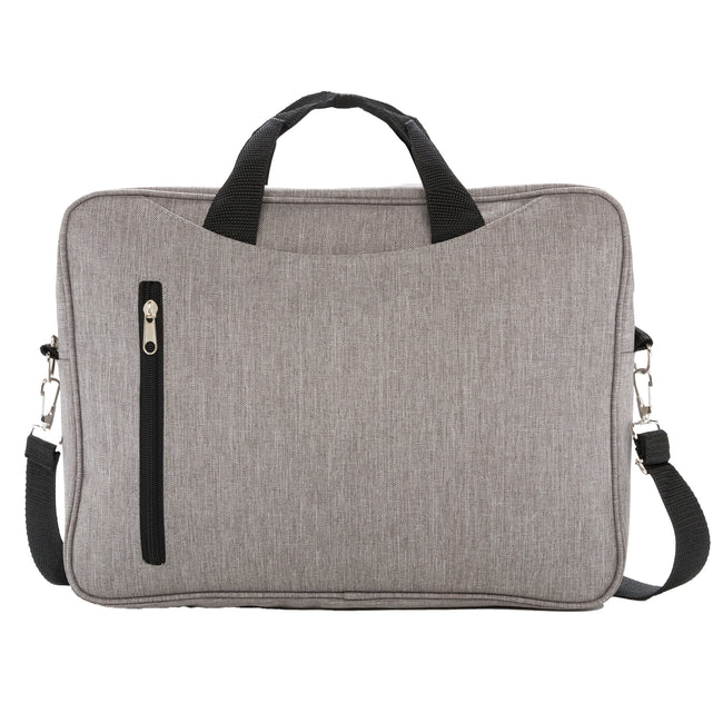 Grey - Front - XD Collection Classic Laptop Bag