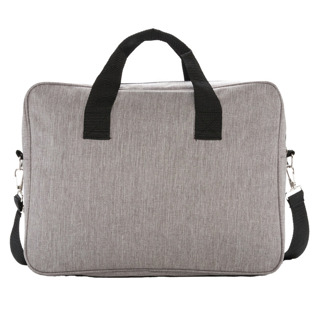 Grey - Back - XD Collection Classic Laptop Bag