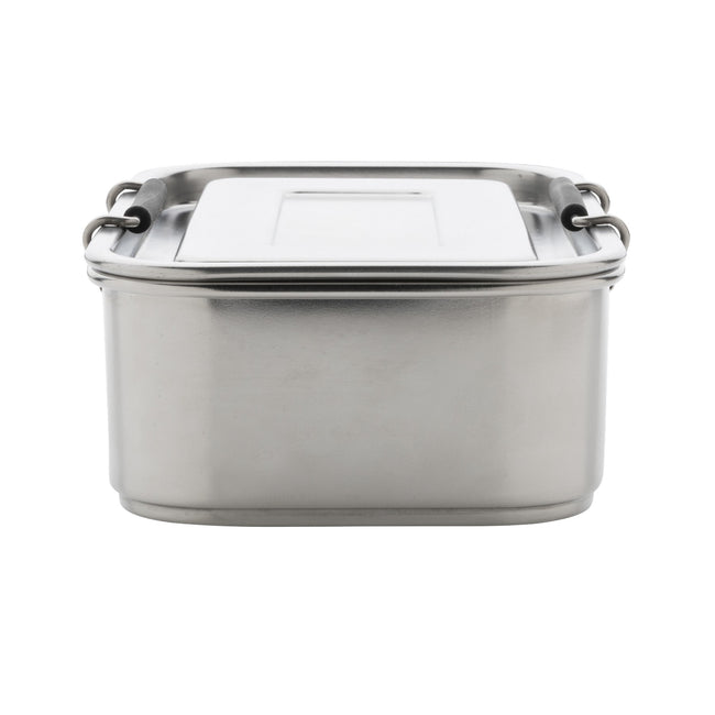 Silver - Lifestyle - XD Collection Recycled Stainless Steel Lunch Box
