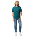 Verdigris - Side - Iqoniq Unisex Adult Bryce Recycled Cotton T-Shirt
