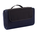 Navy - Back - XD Collection Plain Picnic Blanket