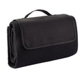 Black - Side - XD Collection Plain Picnic Blanket