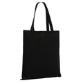 Black - Back - XD Collection Recycled Cotton Tote Bag