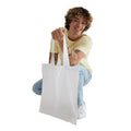 White - Side - XD Collection Recycled Cotton Tote Bag