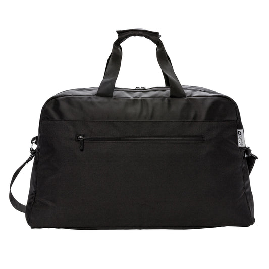 Black - Front - Swiss Peak RFID Blocking Duffle Bag
