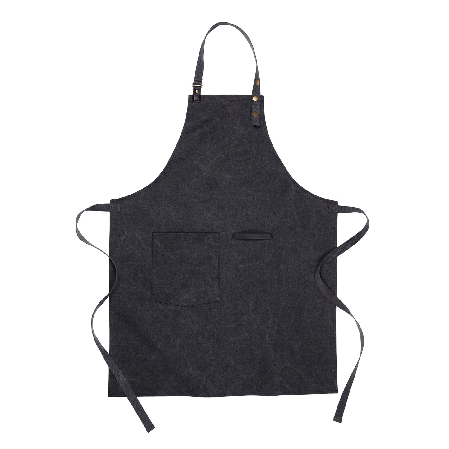 Black - Front - Vinga Tome Canvas Recycled Apron