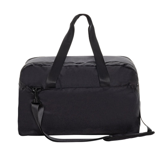Black - Front - Swiss Peak RPET Aware Weekend Bag