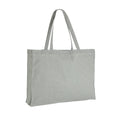 Grey - Back - XD Collection Impact Recycled Cotton Tote Bag