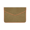 Green - Front - Vinga Bosler Recycled Canvas Laptop Sleeve