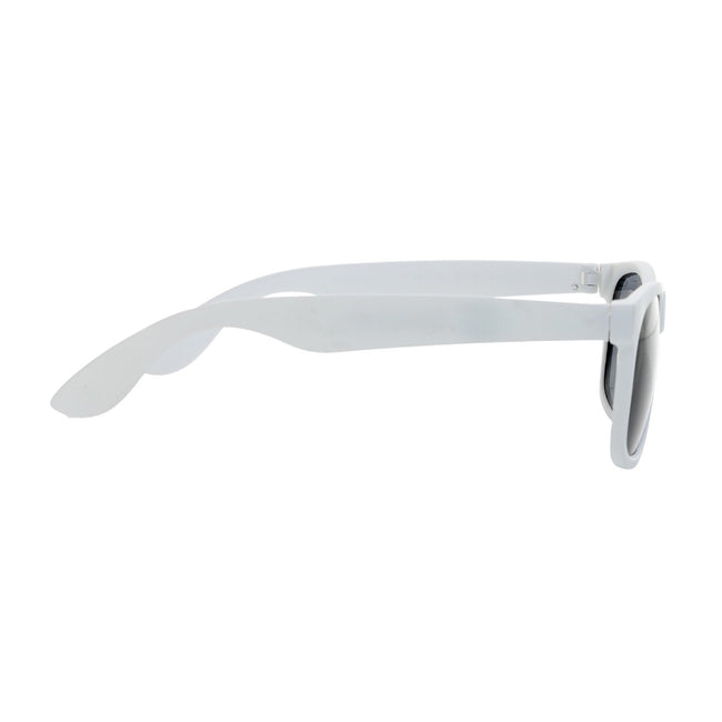White - Back - XD Collection Unisex Adult Recycled PP Plastic Sunglasses