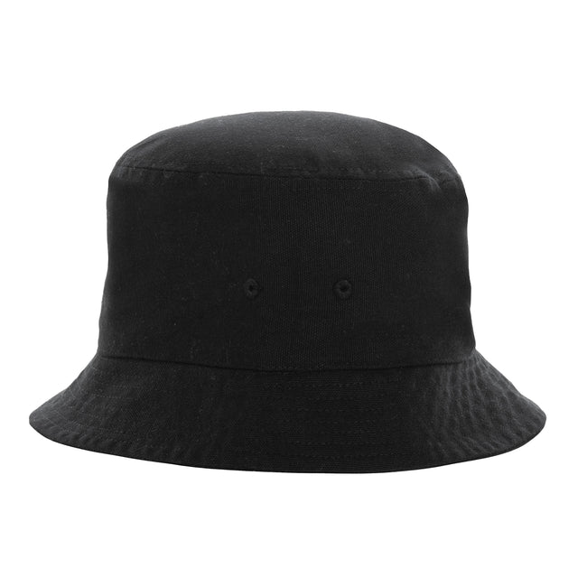 Black - Front - XD Collection Impact Recycled Canvas Aware Bucket Hat