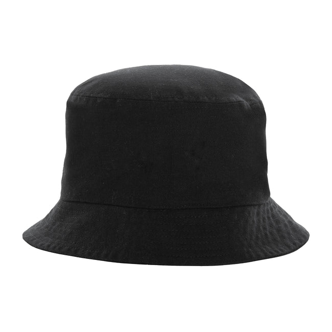 Black - Back - XD Collection Impact Recycled Canvas Aware Bucket Hat
