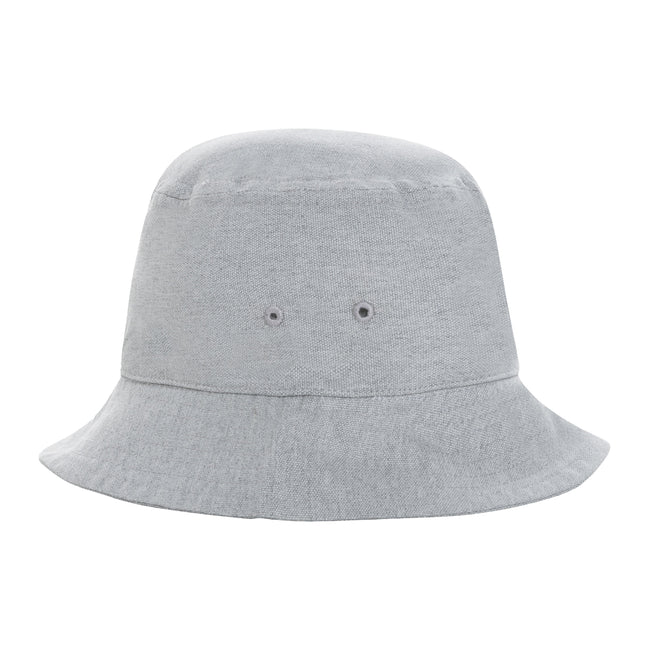 Grey - Front - XD Collection Impact Recycled Canvas Aware Bucket Hat