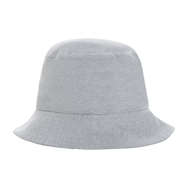 Grey - Back - XD Collection Impact Recycled Canvas Aware Bucket Hat