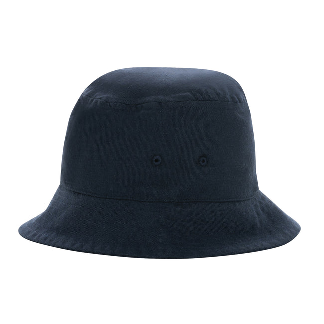 Navy - Front - XD Collection Impact Recycled Canvas Aware Bucket Hat