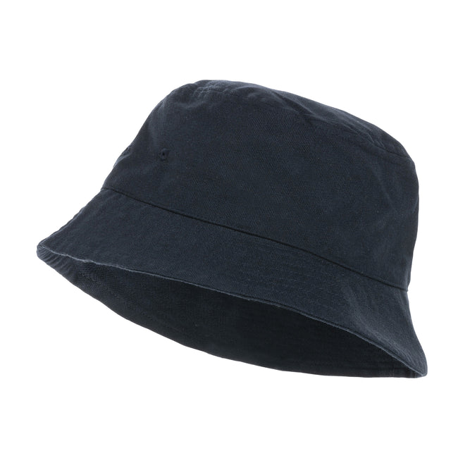 Navy - Side - XD Collection Impact Recycled Canvas Aware Bucket Hat