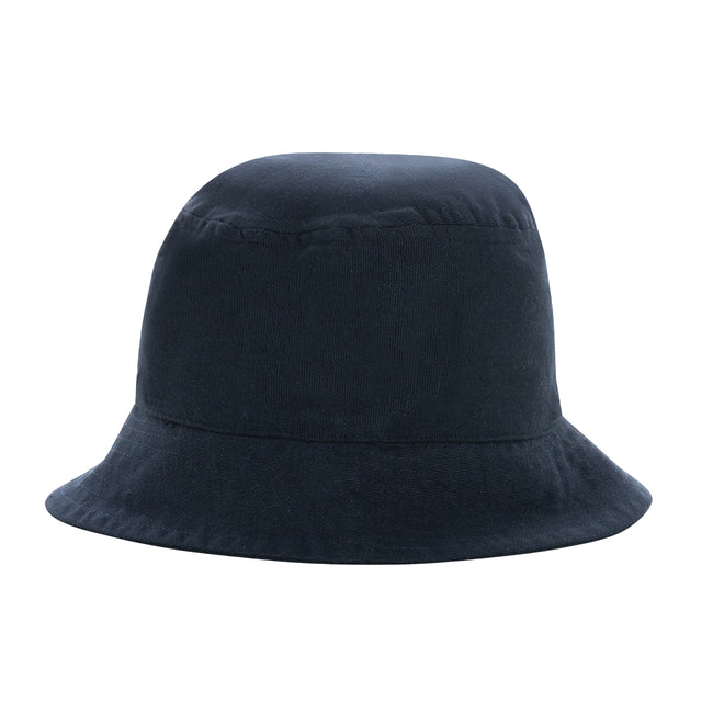 Navy - Back - XD Collection Impact Recycled Canvas Aware Bucket Hat
