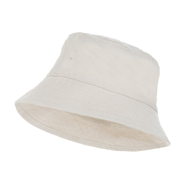 Off White - Side - XD Collection Impact Recycled Canvas Aware Bucket Hat