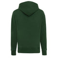 Forest Green - Back - Iqoniq Unisex Adult Yoho Recycled Cotton Relaxed Fit Hoodie