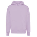 Lavender - Front - Iqoniq Unisex Adult Yoho Recycled Cotton Relaxed Fit Hoodie