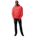 Luscious Red - Side - Iqoniq Unisex Adult Yoho Recycled Cotton Relaxed Fit Hoodie