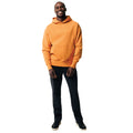 Sundial Orange - Side - Iqoniq Unisex Adult Yoho Recycled Cotton Relaxed Fit Hoodie