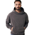 Anthracite - Side - Iqoniq Unisex Adult Yoho Recycled Cotton Relaxed Fit Hoodie