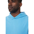 Tranquil Blue - Side - Iqoniq Unisex Adult Yoho Recycled Cotton Relaxed Fit Hoodie