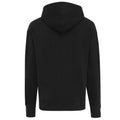 Black - Back - Iqoniq Unisex Adult Yoho Recycled Cotton Relaxed Fit Hoodie