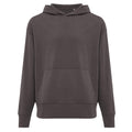 Anthracite - Front - Iqoniq Unisex Adult Yoho Recycled Cotton Relaxed Fit Hoodie