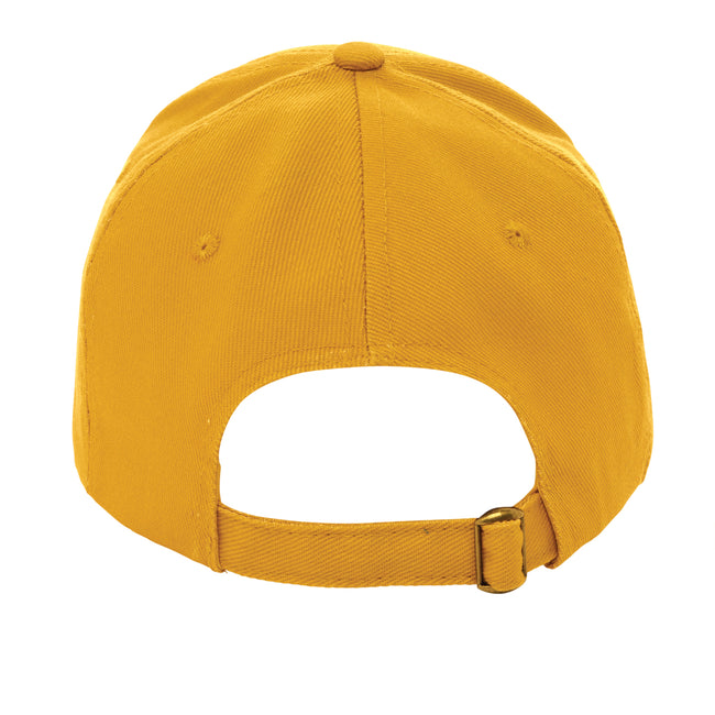Yellow - Back - XD Collection Recycled Cotton Aware Cap
