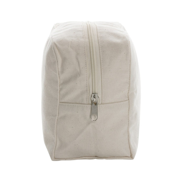 Off White - Back - XD Collection Impact Aware Recycled Canvas 4.5L Toiletry Bag