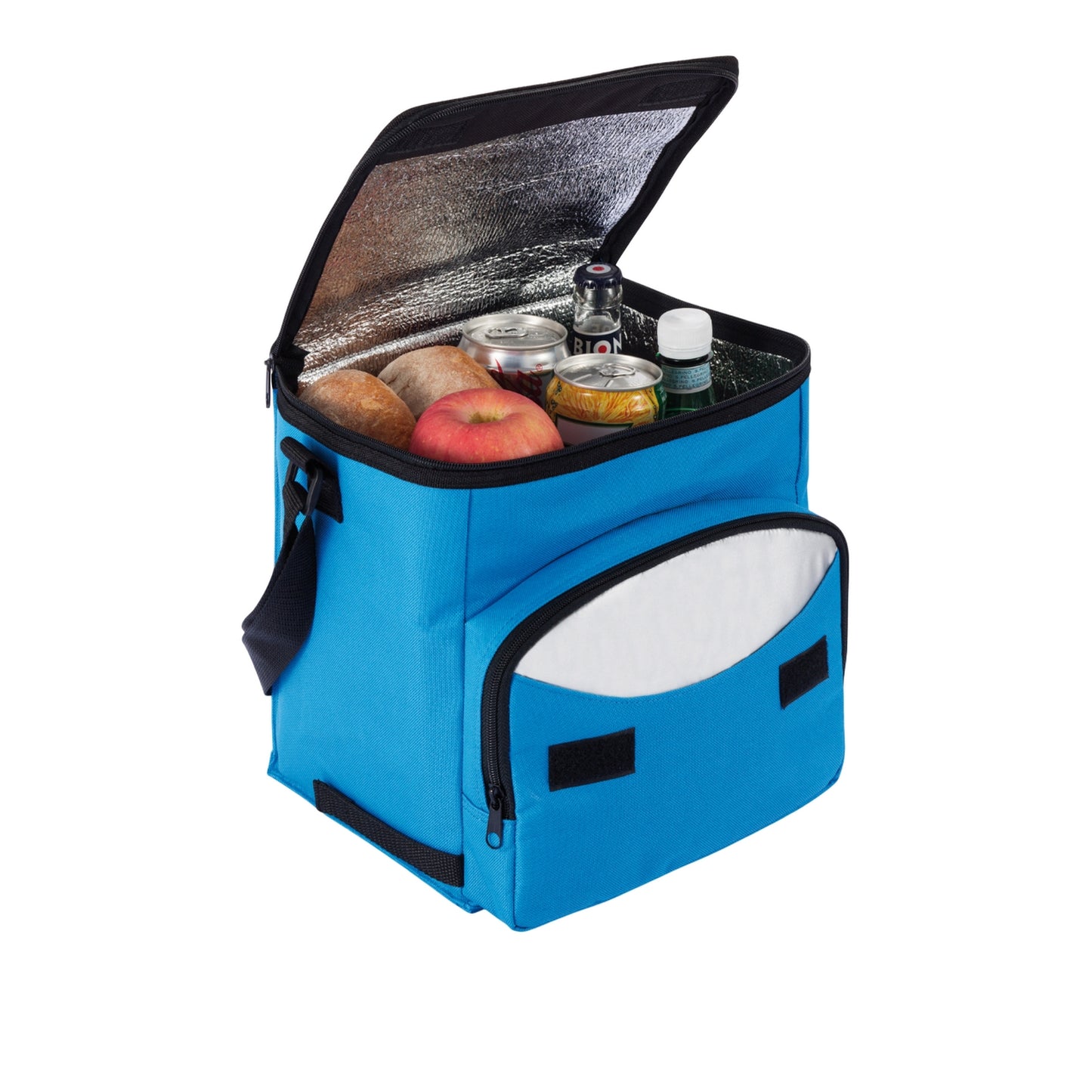 Blue - Side - XD Collection Foldable Cooler Bag