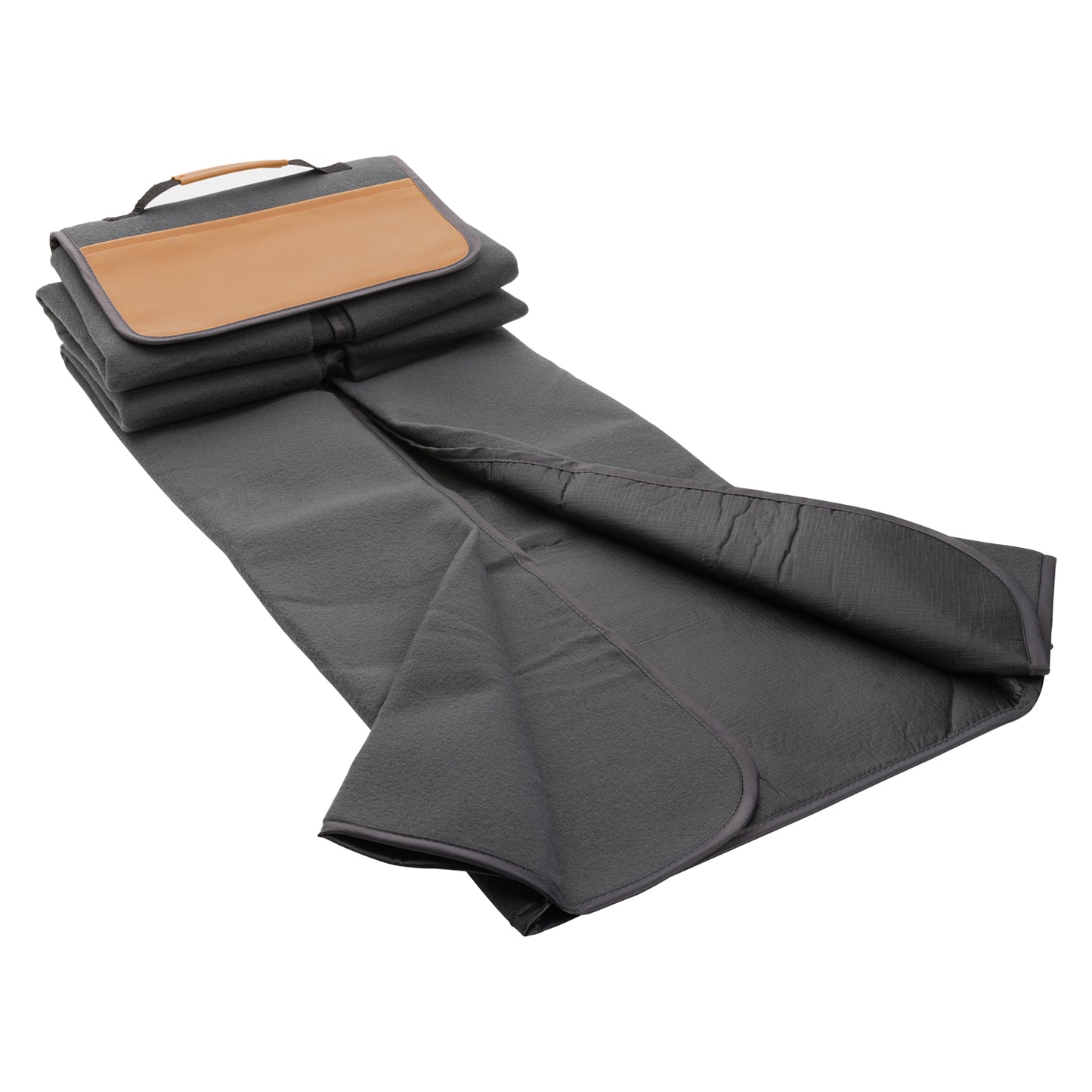 Anthracite - Side - XD Collection Impact Aware PU Picnic Blanket