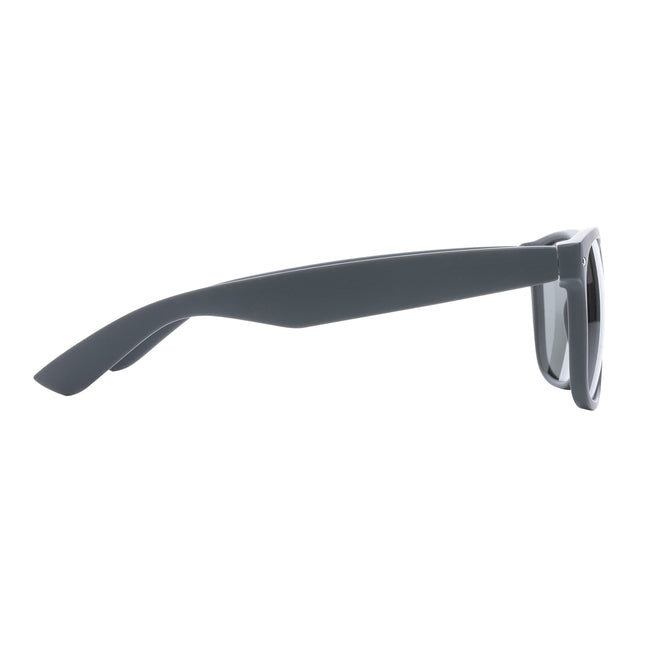Grey - Back - XD Collection Unisex Adult Recycled PC Plastic Sunglasses