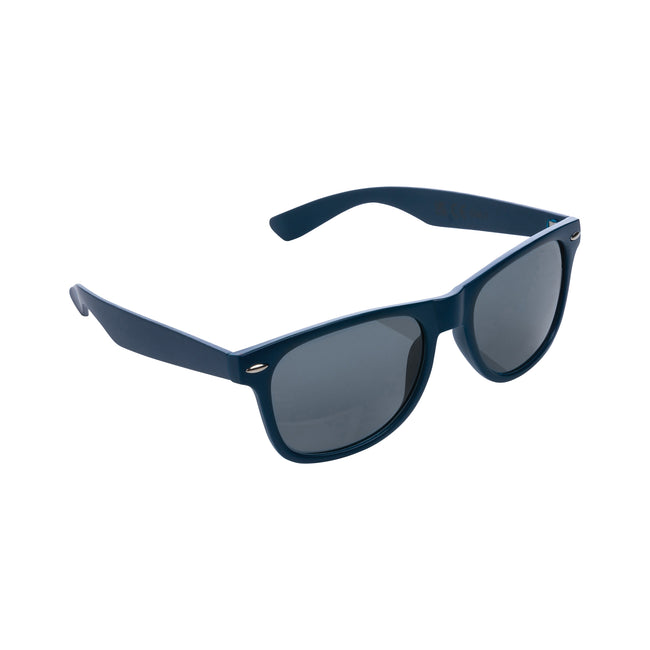 Navy - Side - XD Collection Unisex Adult Recycled PC Plastic Sunglasses