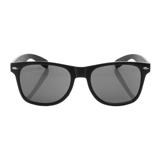 Black - Front - XD Collection Unisex Adult Recycled PC Plastic Sunglasses