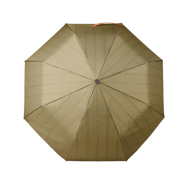 Green - Back - Vinga Bosler Foldable Recycled Aware Stick Umbrella