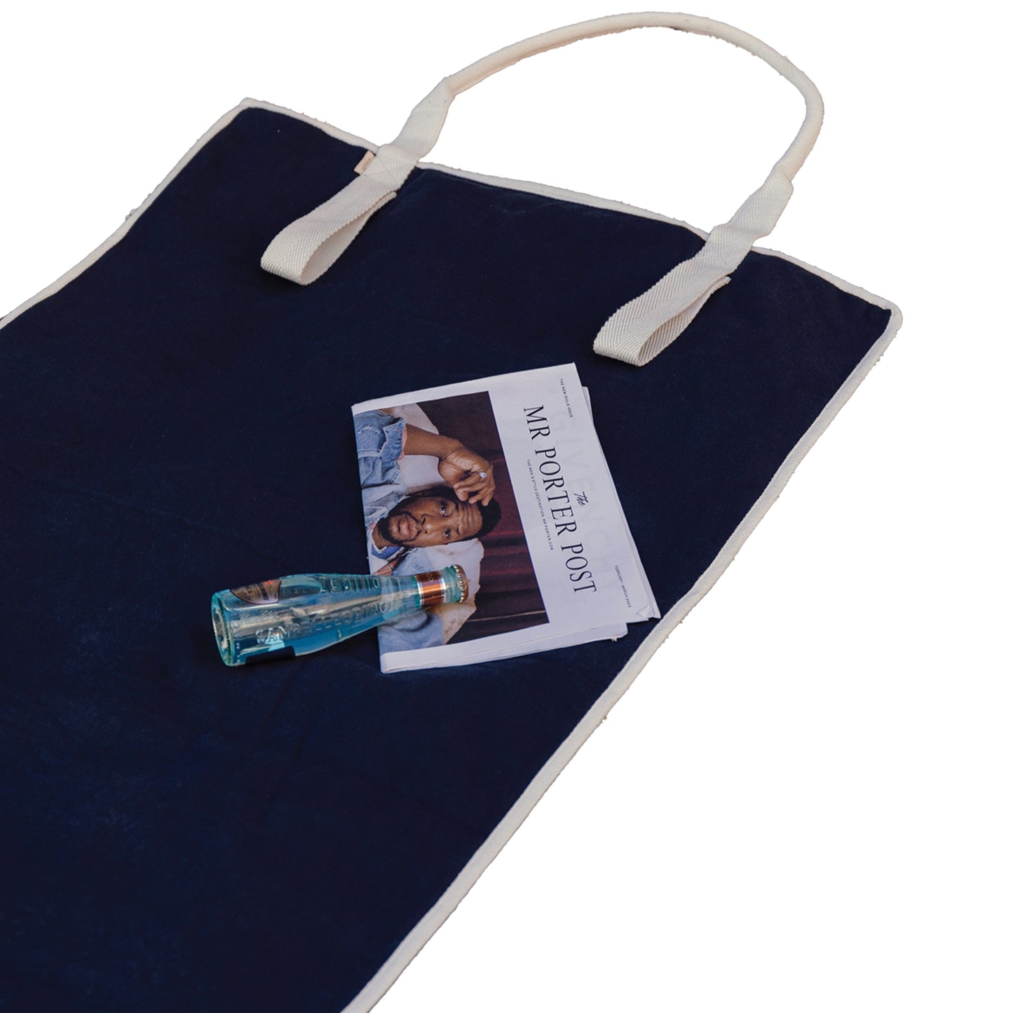 Blue - Side - Vinga Volonne Aware Recycled Canvas Beach Mat