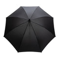 Black - Back - XD Collection Impact Aware RPET Stick Umbrella