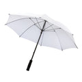 White - Front - XD Collection Impact Aware RPET Stick Umbrella