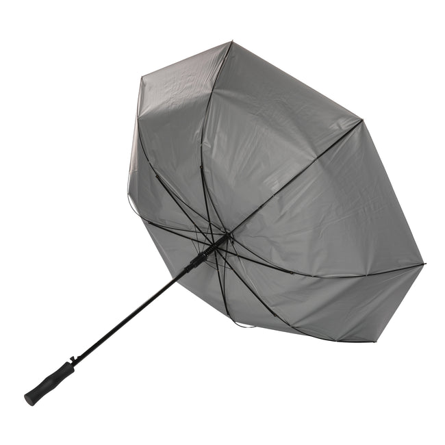 Silver - Side - XD Collection Impact Aware Automatic Folding Umbrella