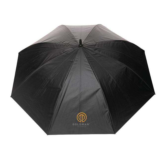 Silver - Back - XD Collection Impact Aware Automatic Folding Umbrella