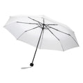 White - Front - XD Collection Impact Aware RPET Folding Umbrella