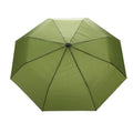 Green - Back - XD Collection Impact Aware RPET Folding Umbrella