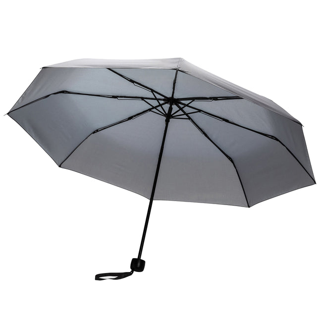 Anthracite - Front - XD Collection Impact Aware RPET Folding Umbrella